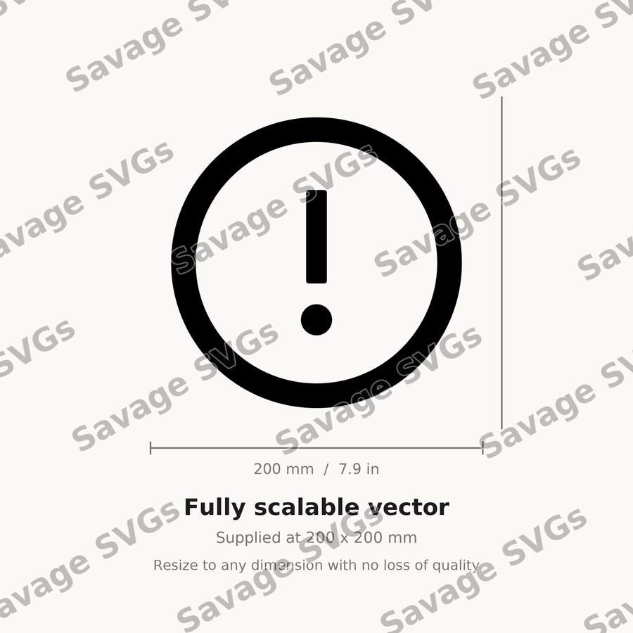 Exclamation Mark Circle
