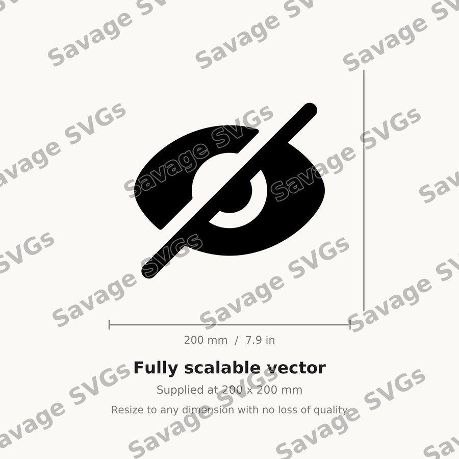 Eye Closed Solid