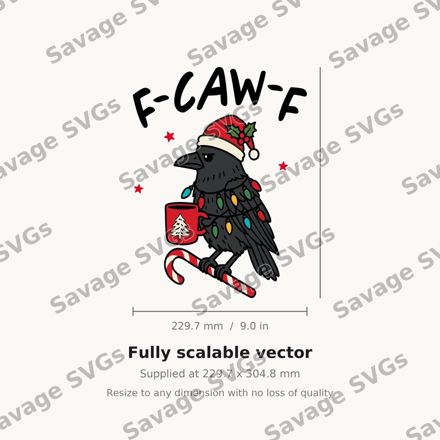F-Caw-F Christmas Crow