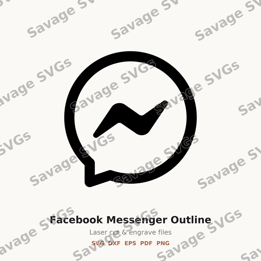 Facebook Messenger Outline