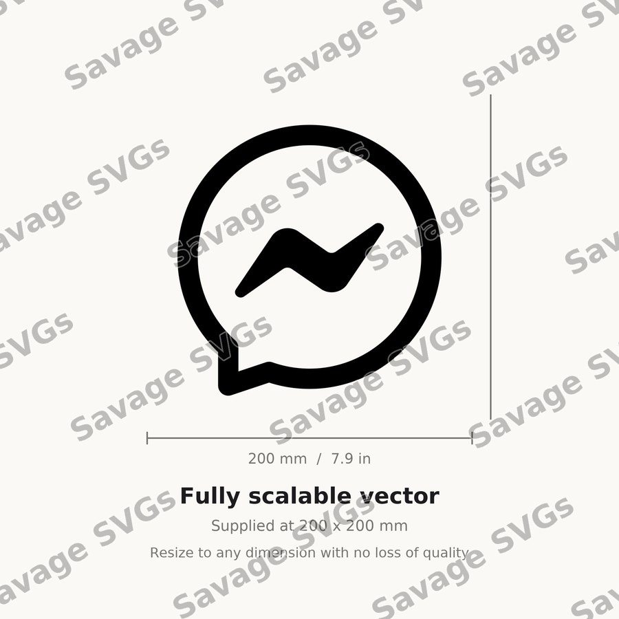 Facebook Messenger Outline
