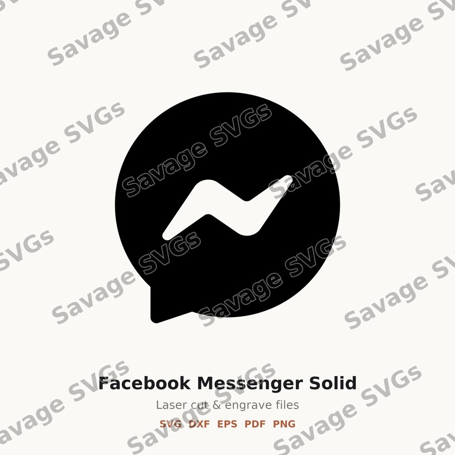 Facebook Messenger Solid