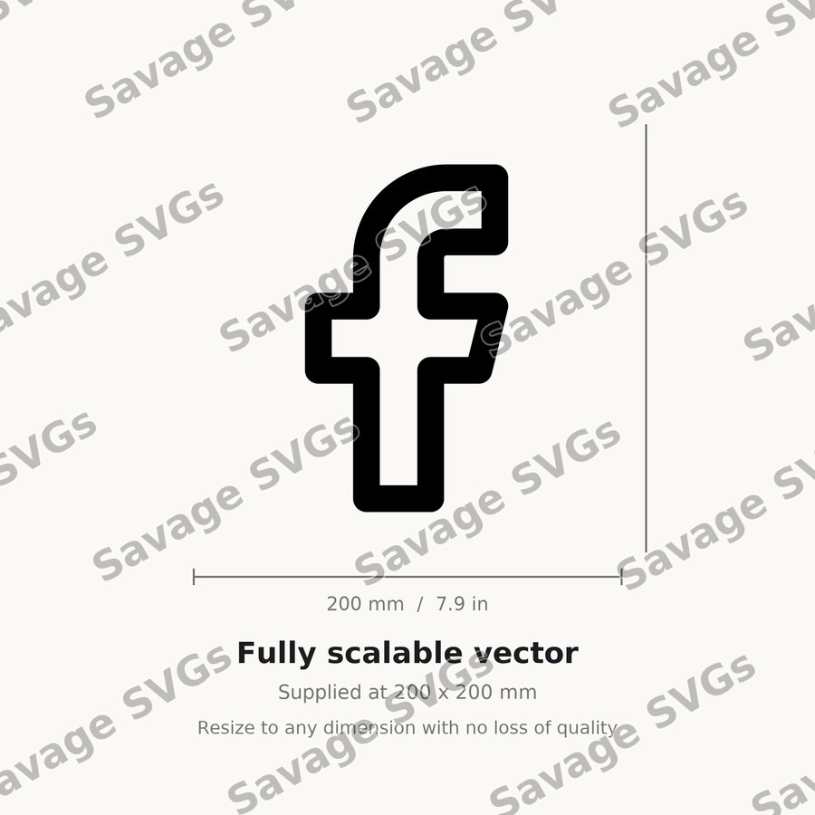 Facebook Outline