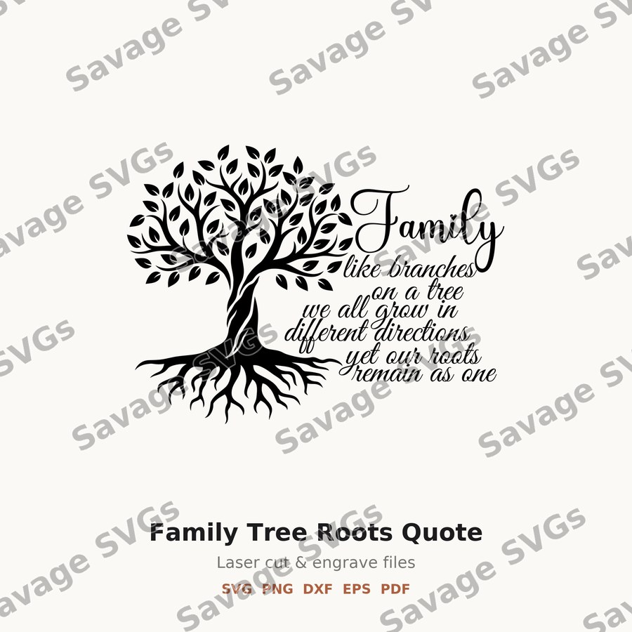 Family Tree Roots Quote