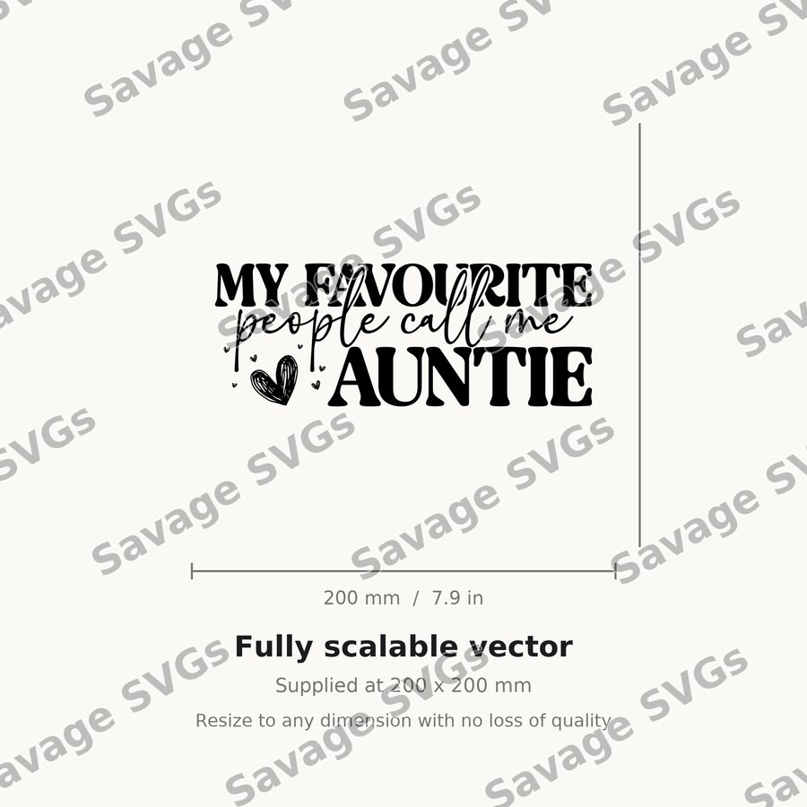 Favourite People Call Me Auntie