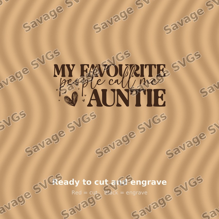Favourite People Call Me Auntie