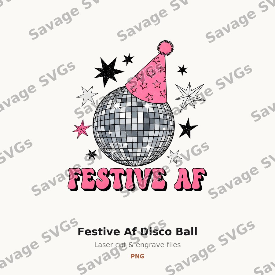 Festive Af Disco Ball