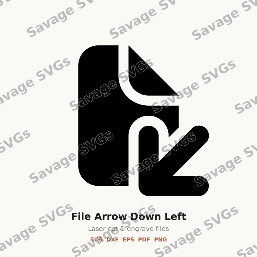 File Arrow Down Left
