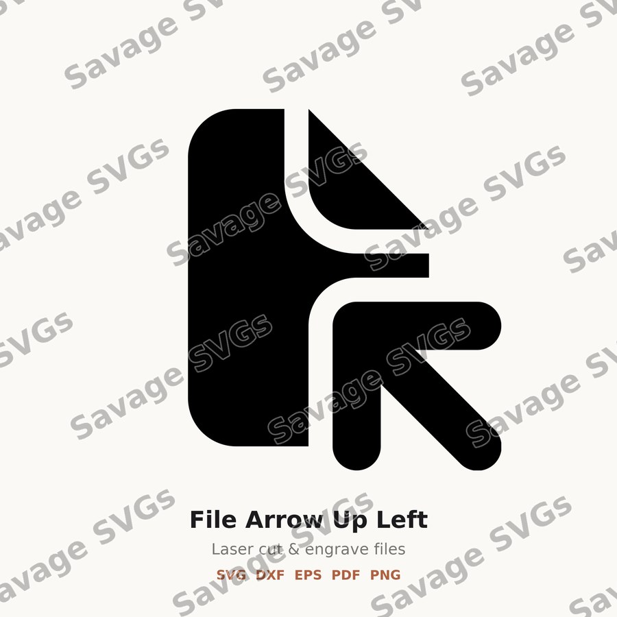 File Arrow Up Left