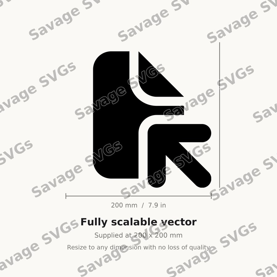 File Arrow Up Left