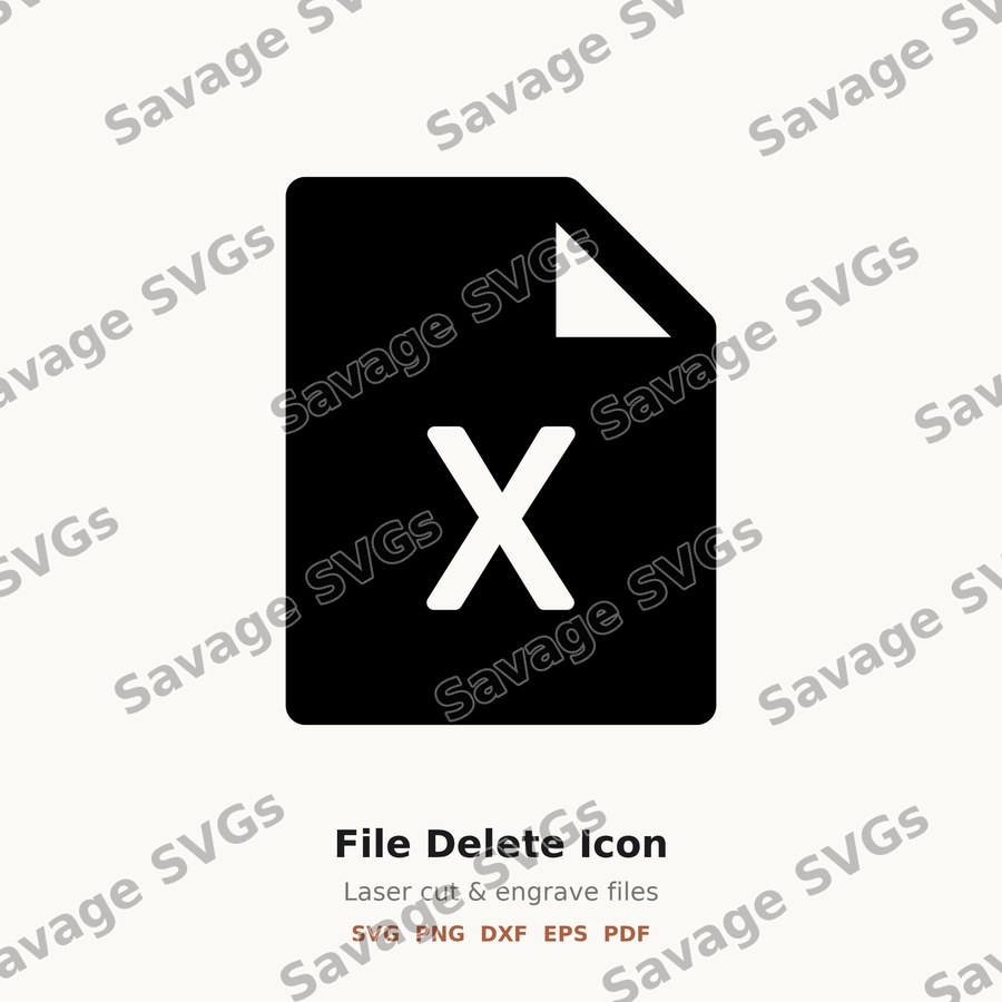 File Delete Icon