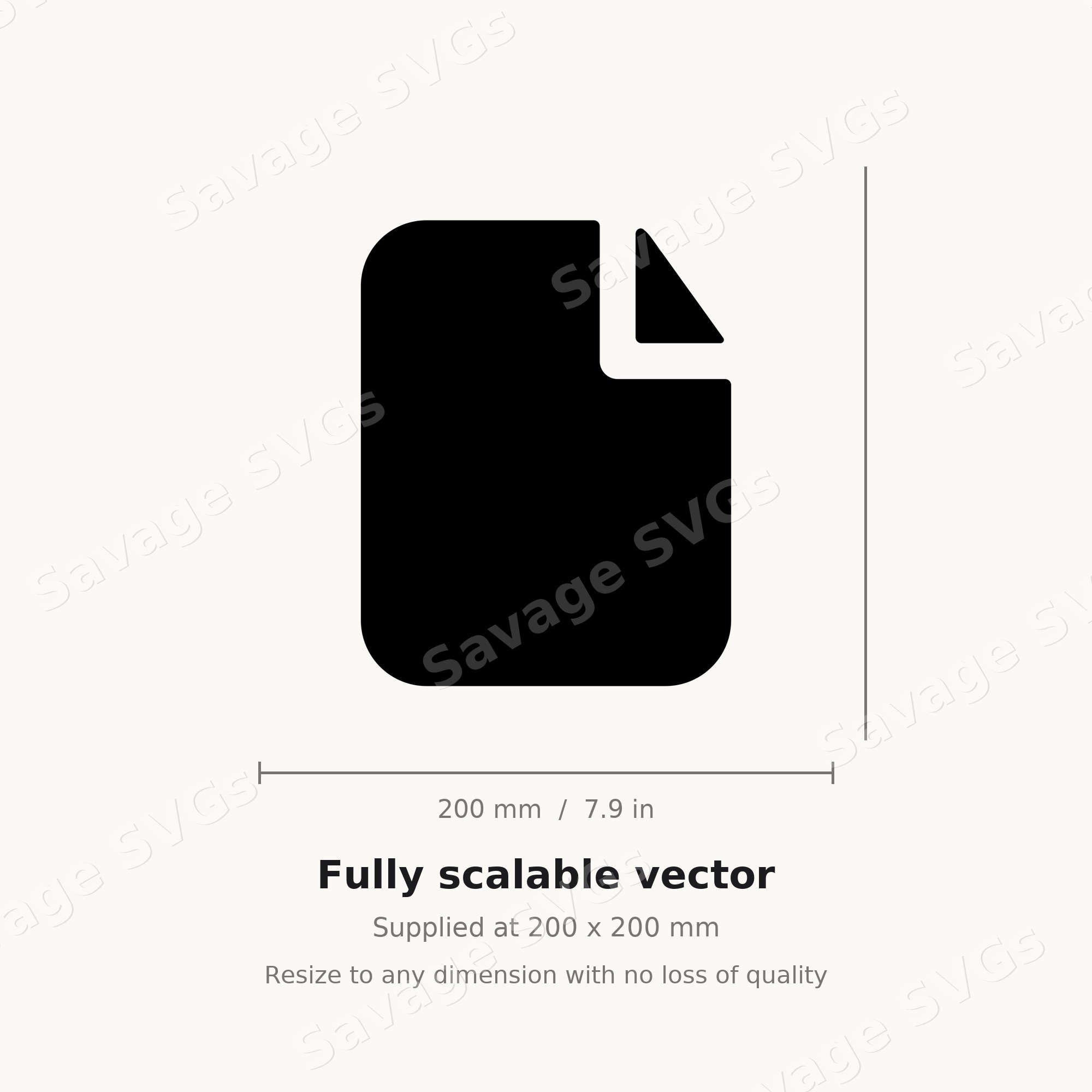 Folded Document Icon