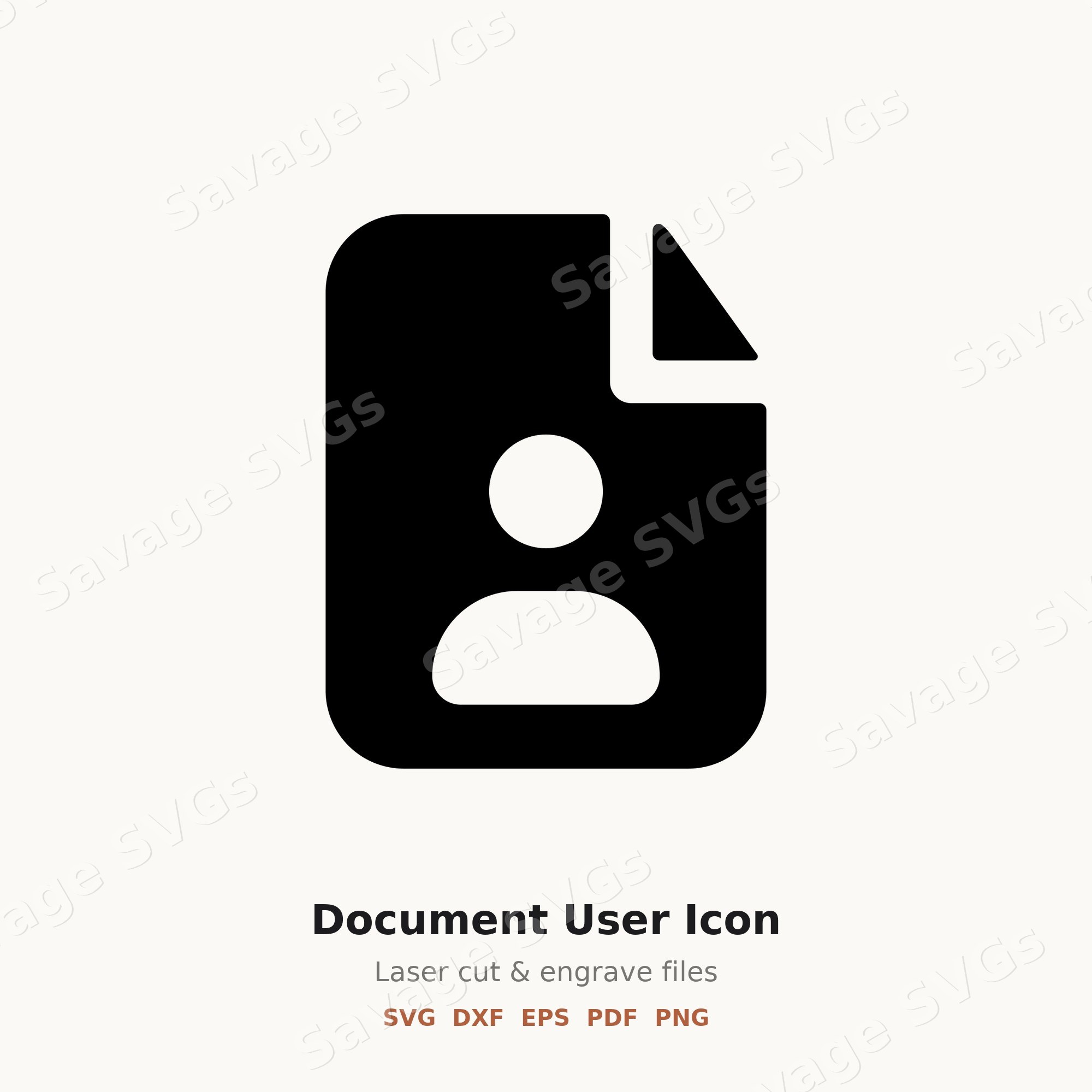 Document User Icon
