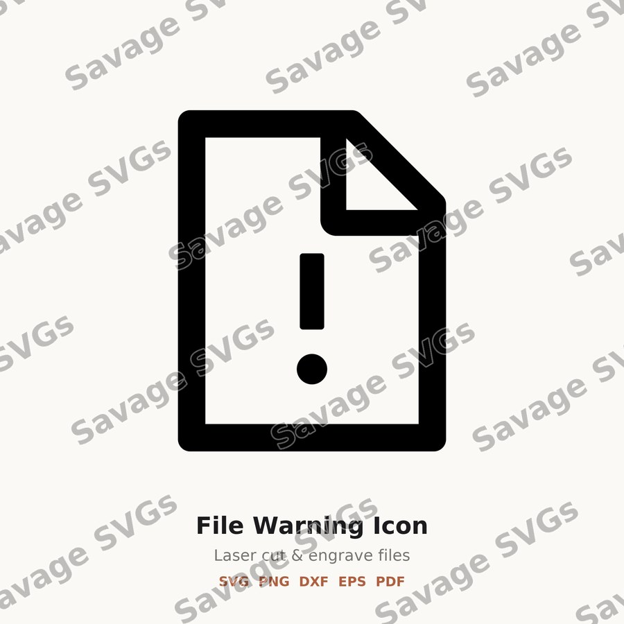 File Warning Icon