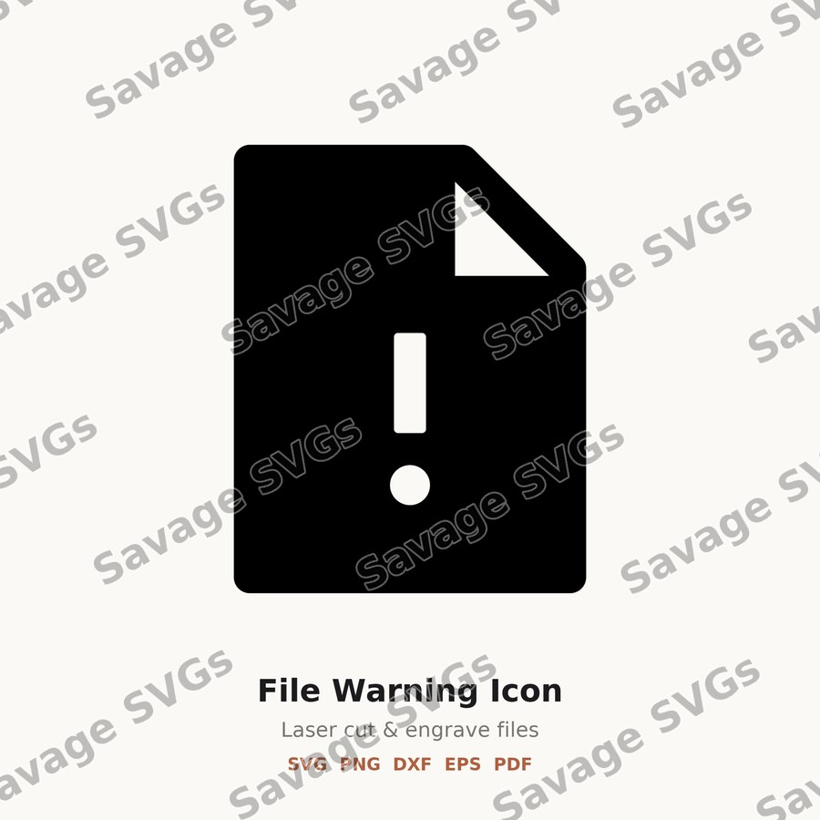 File Warning Icon