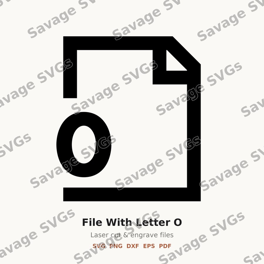 File With Letter O