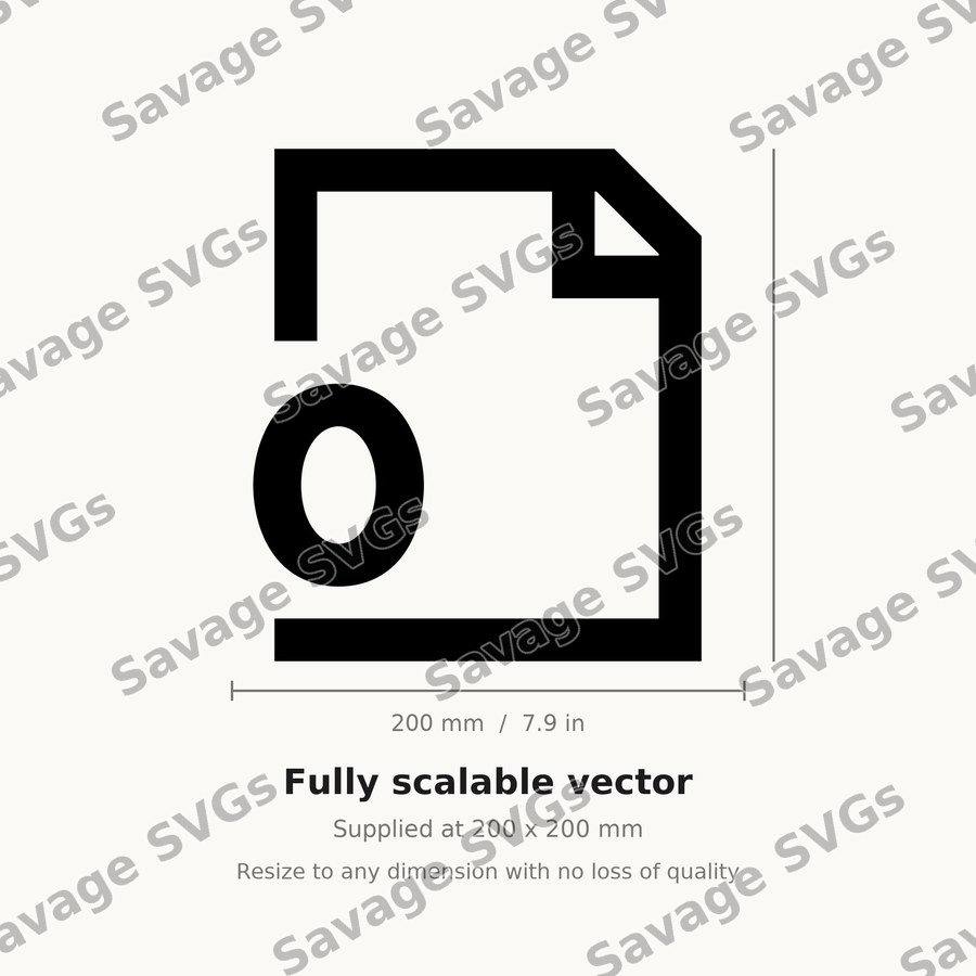 File With Letter O