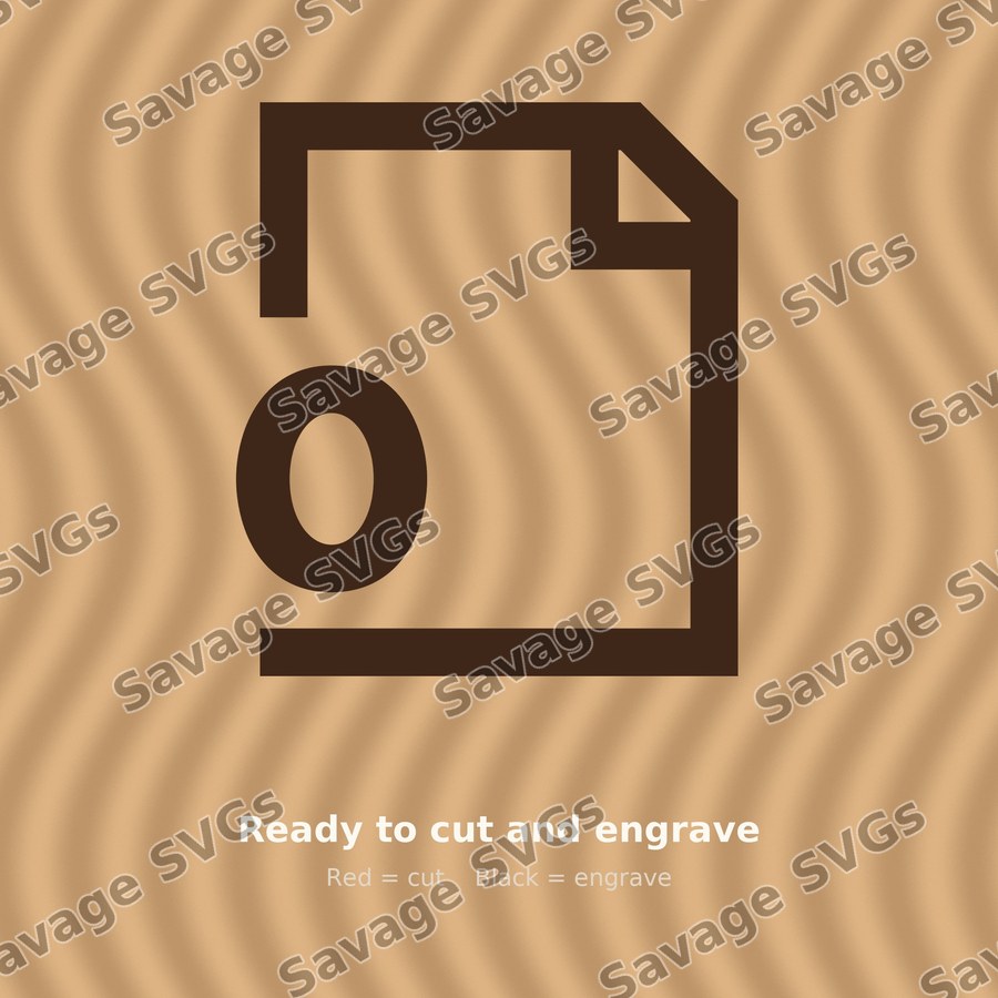 File With Letter O