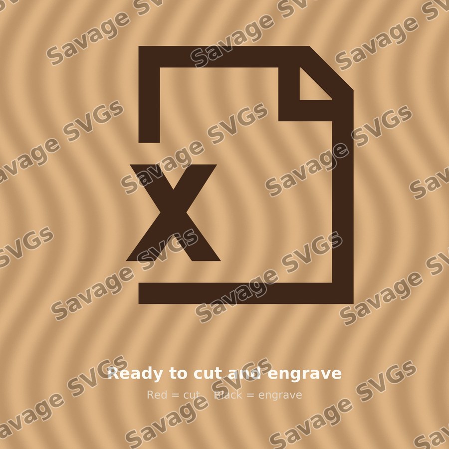 File With X Icon