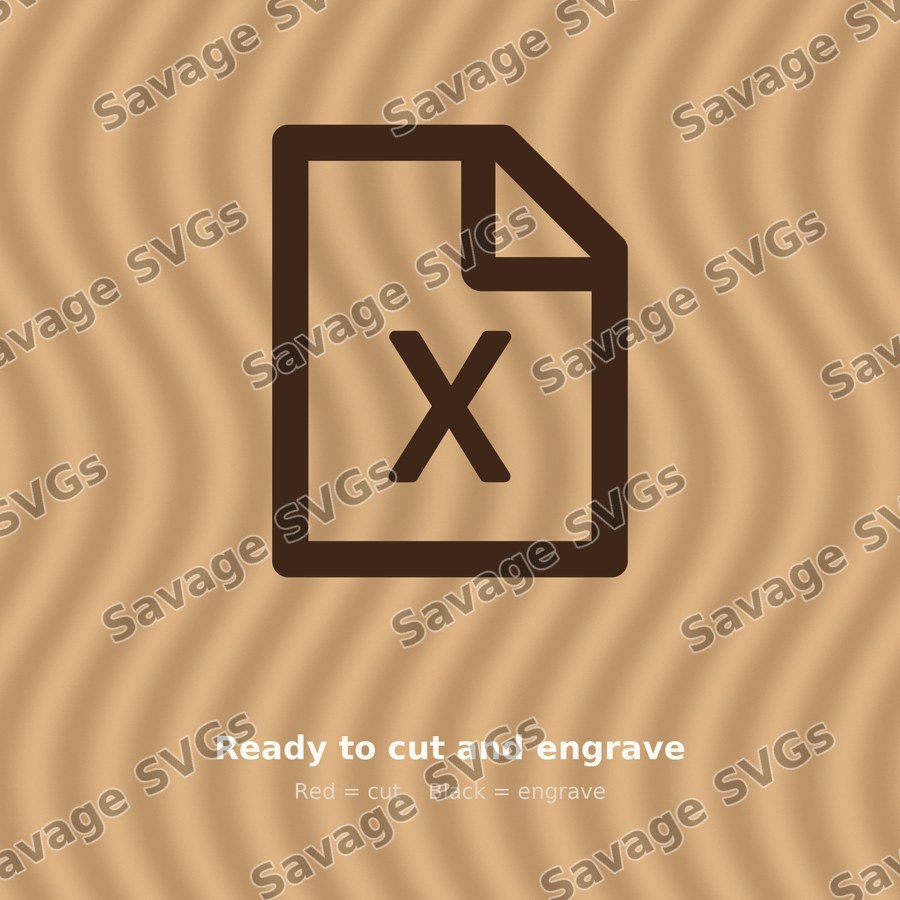 File With X Icon