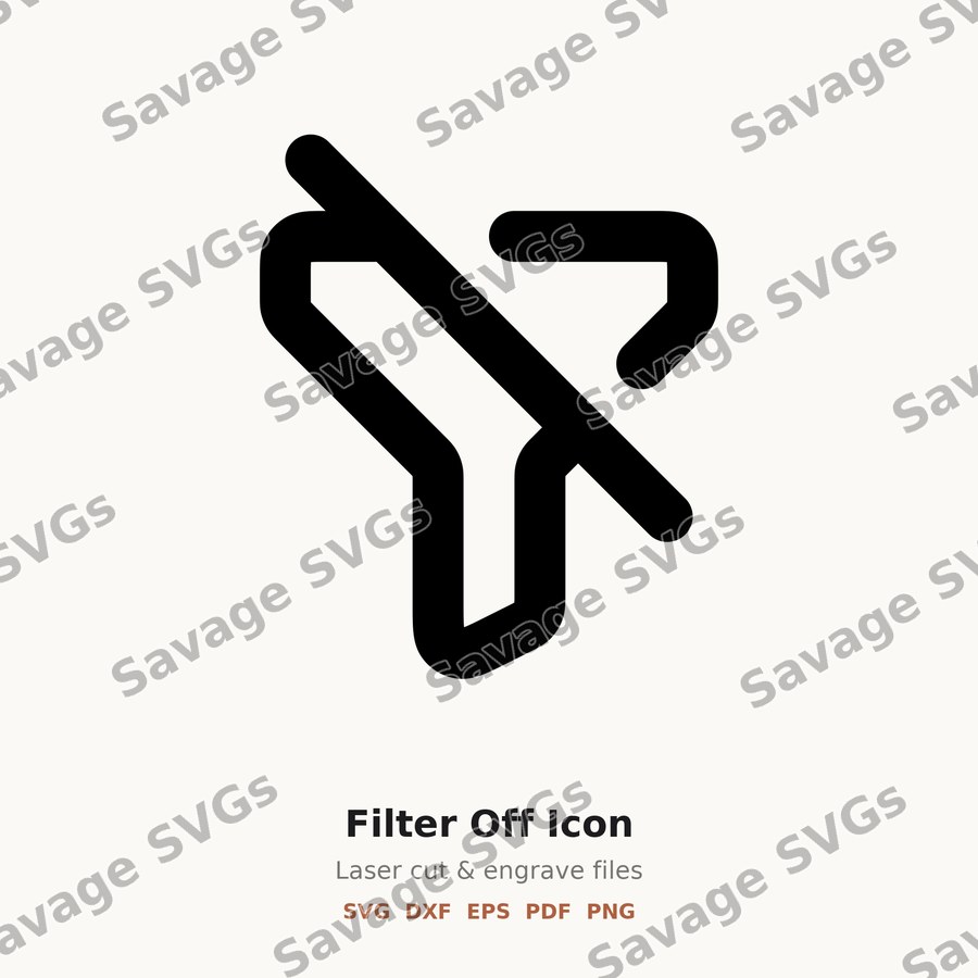 Filter Off Icon