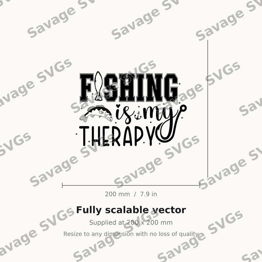Fishing Is My Therapy
