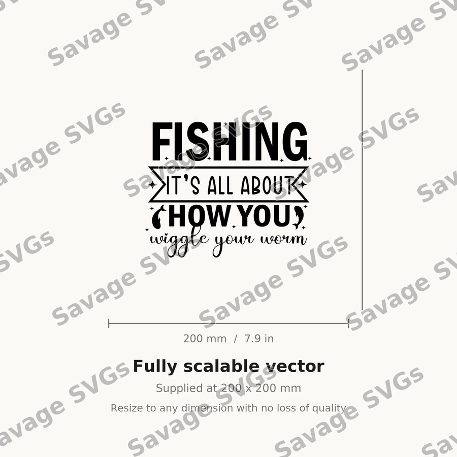 Fishing Wiggle Worm