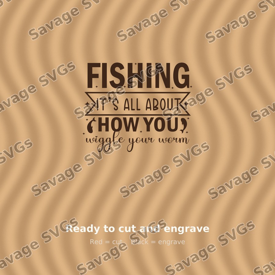 Fishing Wiggle Worm