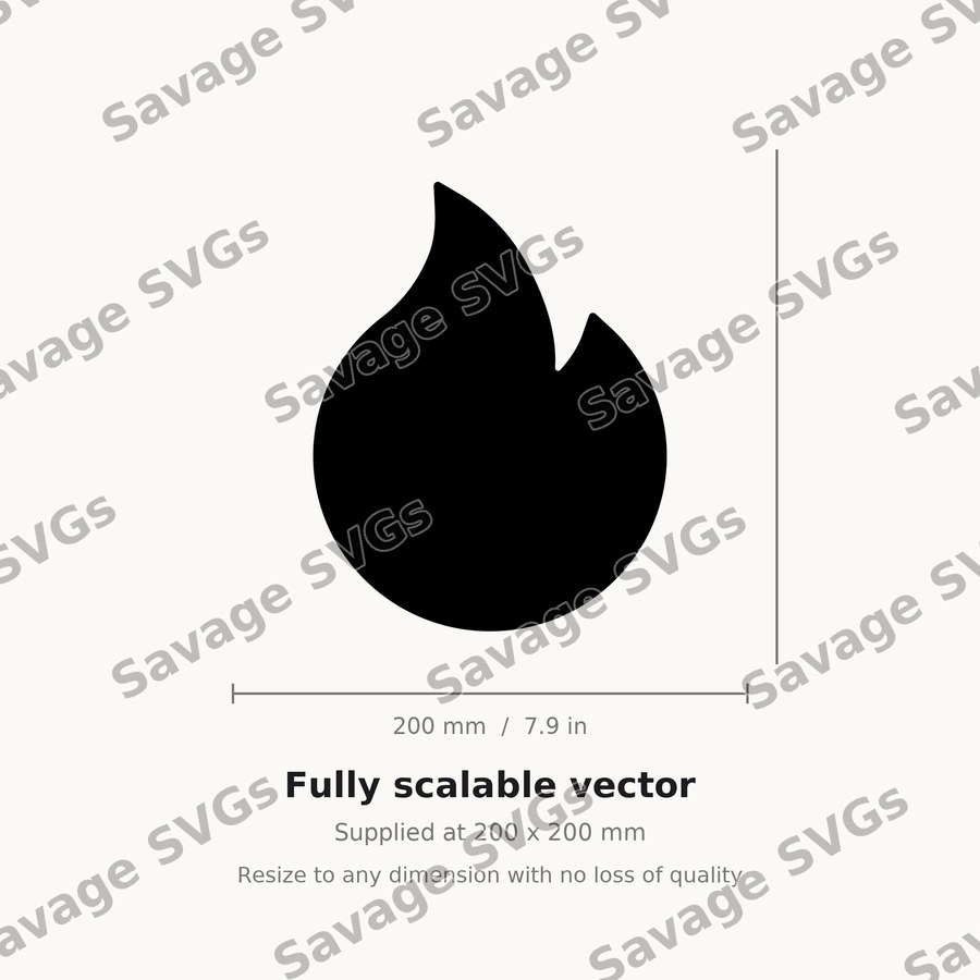 Flame Silhouette