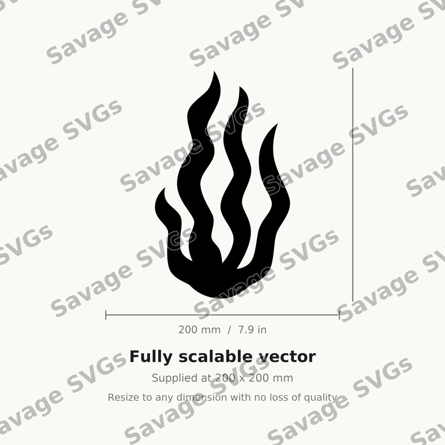 Flame Silhouette
