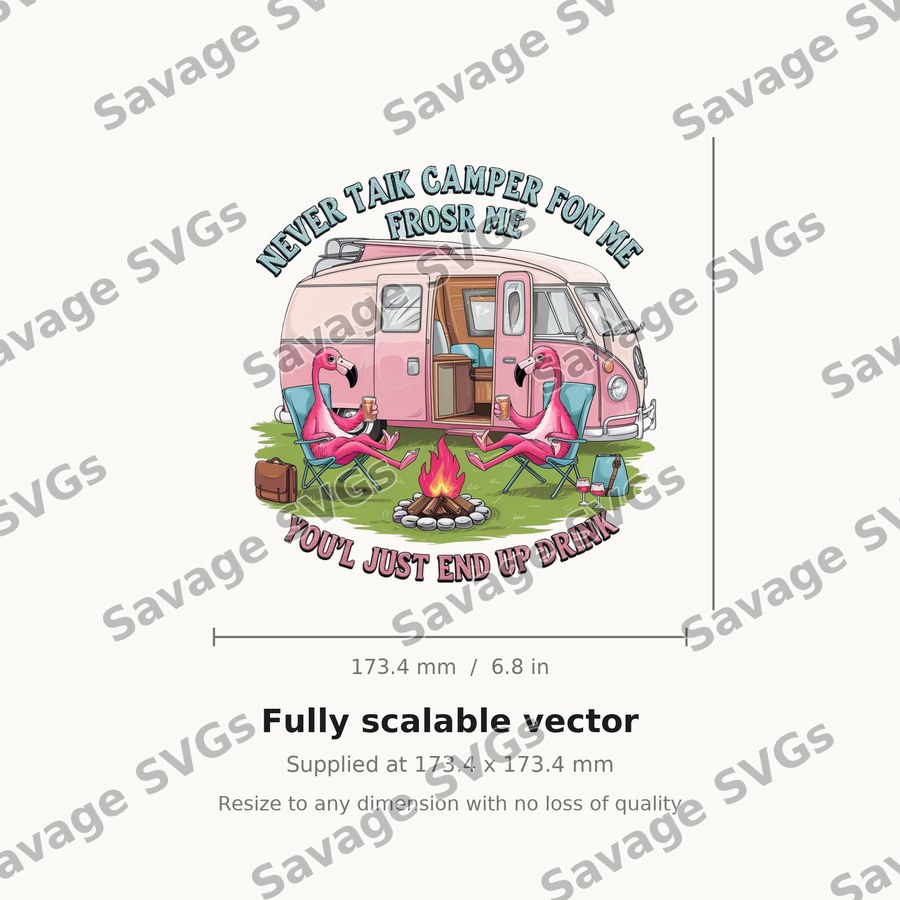 Flamingos Camping Trip