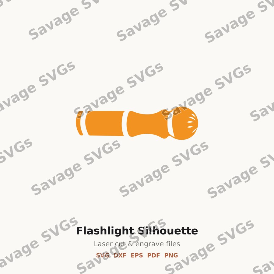 Flashlight Silhouette