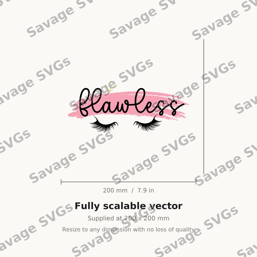 Flawless Lashes Quote