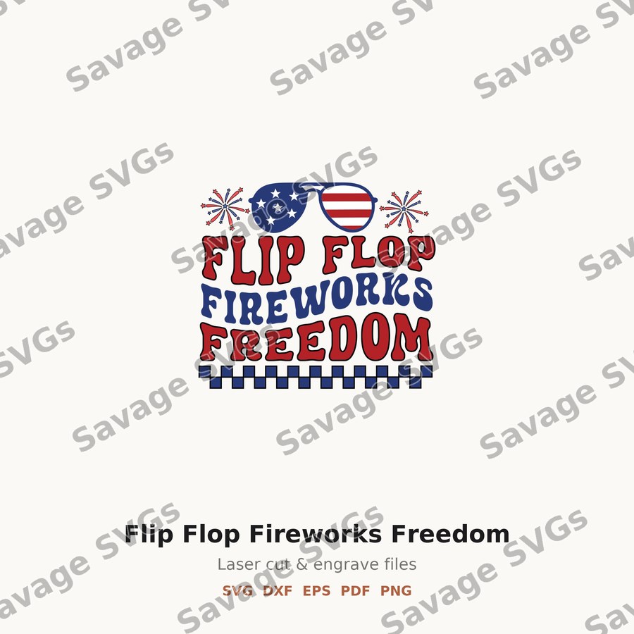 Flip Flop Fireworks Freedom