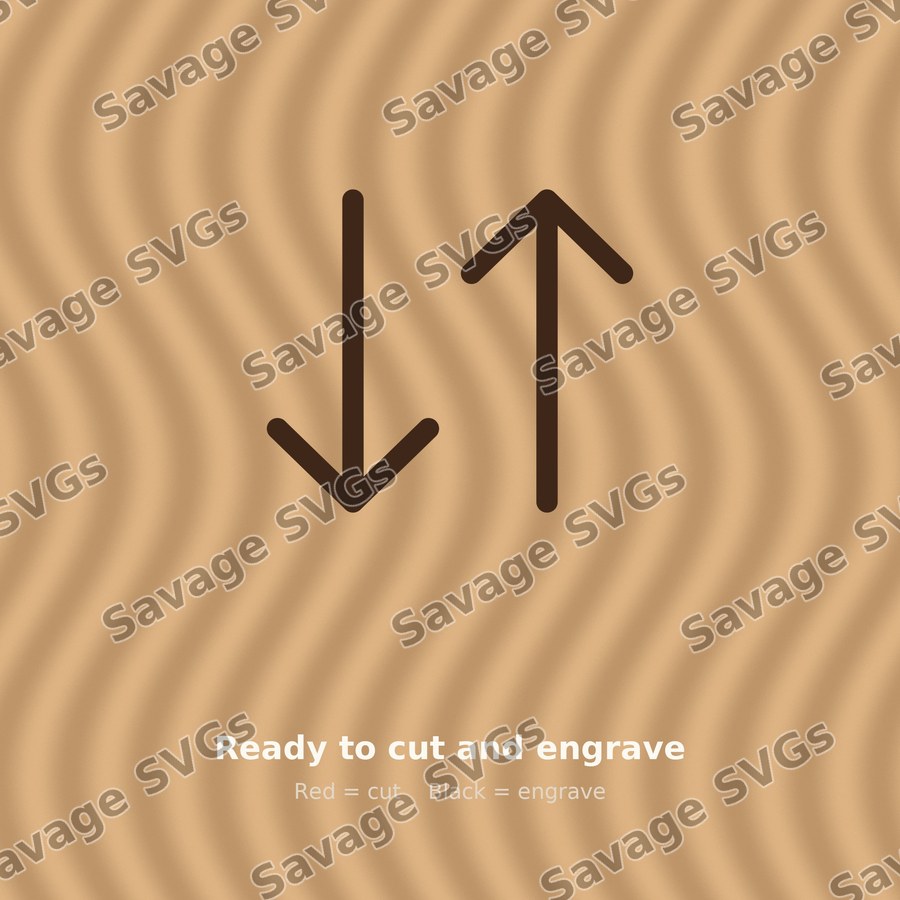 Flip Vertical Outline