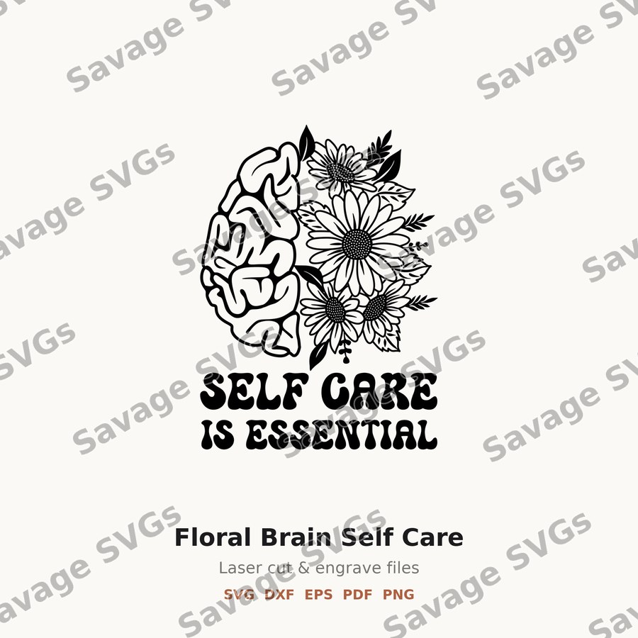 Floral Brain Self Care