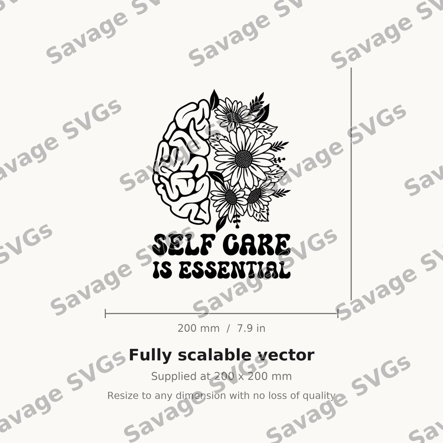 Floral Brain Self Care