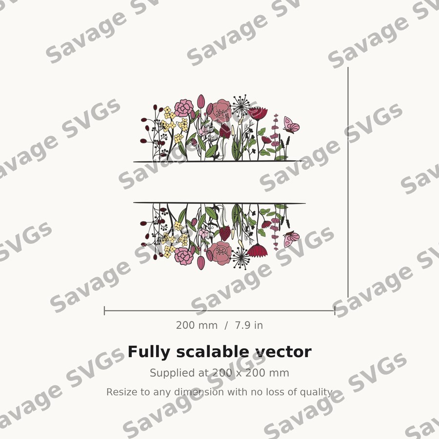 Flower Border 01