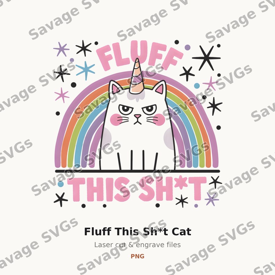 Fluff This Sh*t Cat