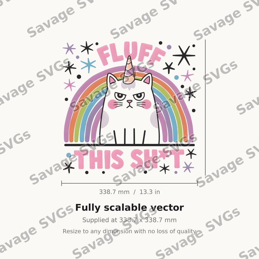 Fluff This Sh*t Cat