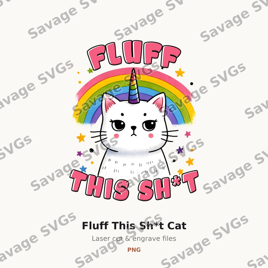 Fluff This Sh*t Cat