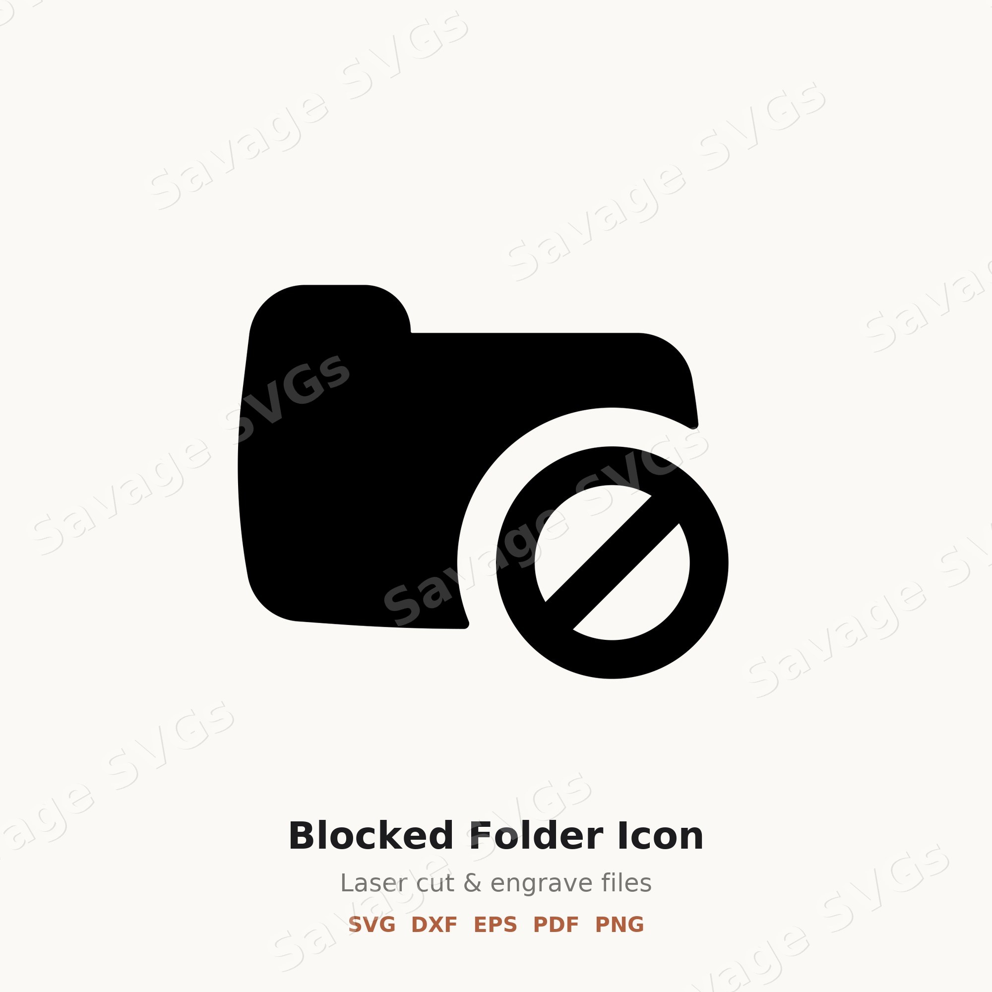 Blocked Folder Icon