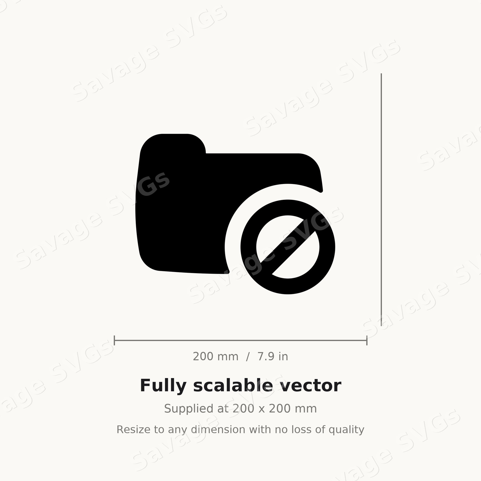 Blocked Folder Icon