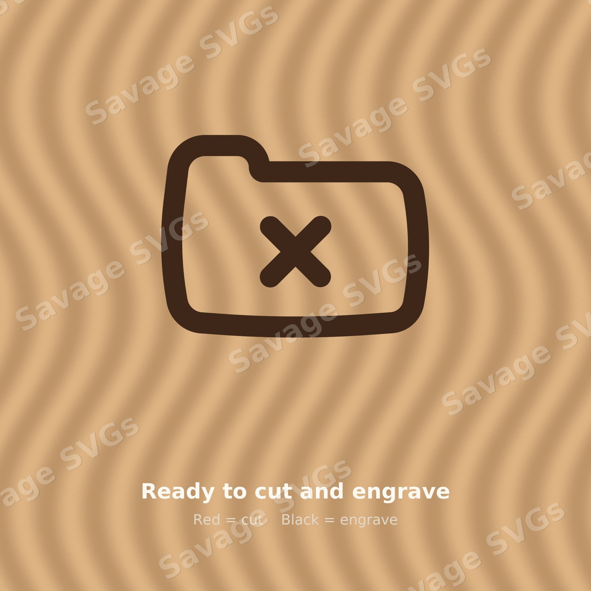 Folder Delete Icon