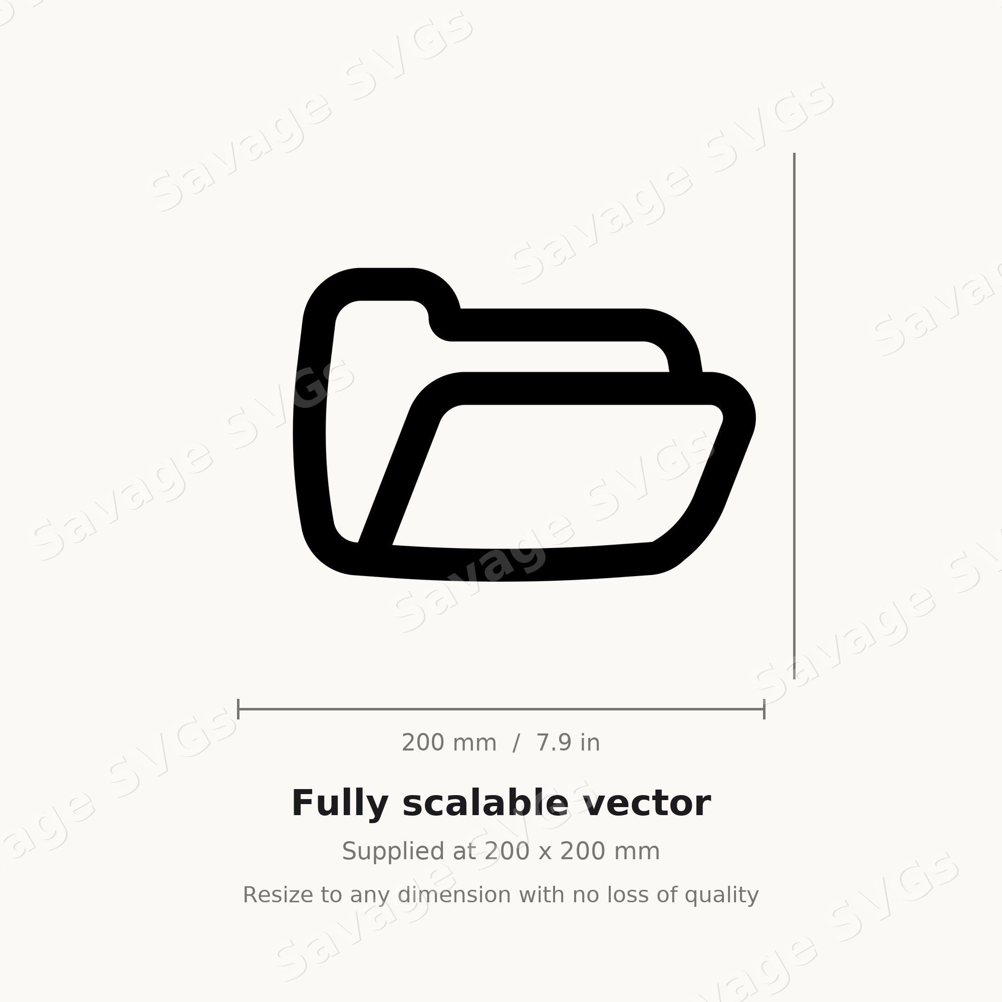 Open Folder Icon