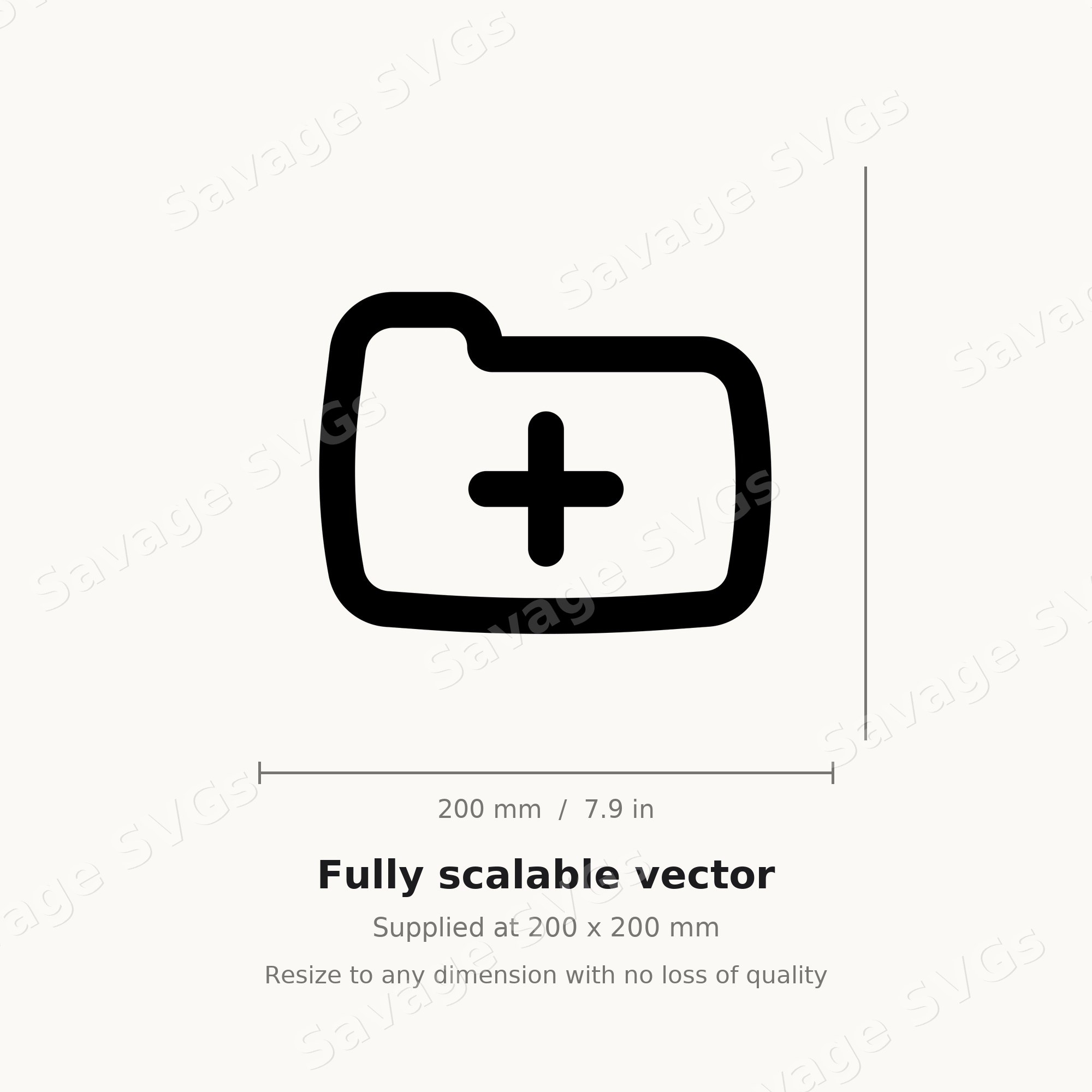 Folder Plus Icon