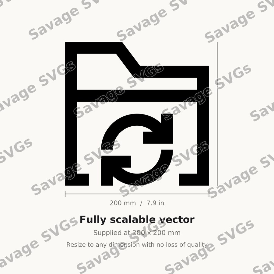 Folder Sync Icon