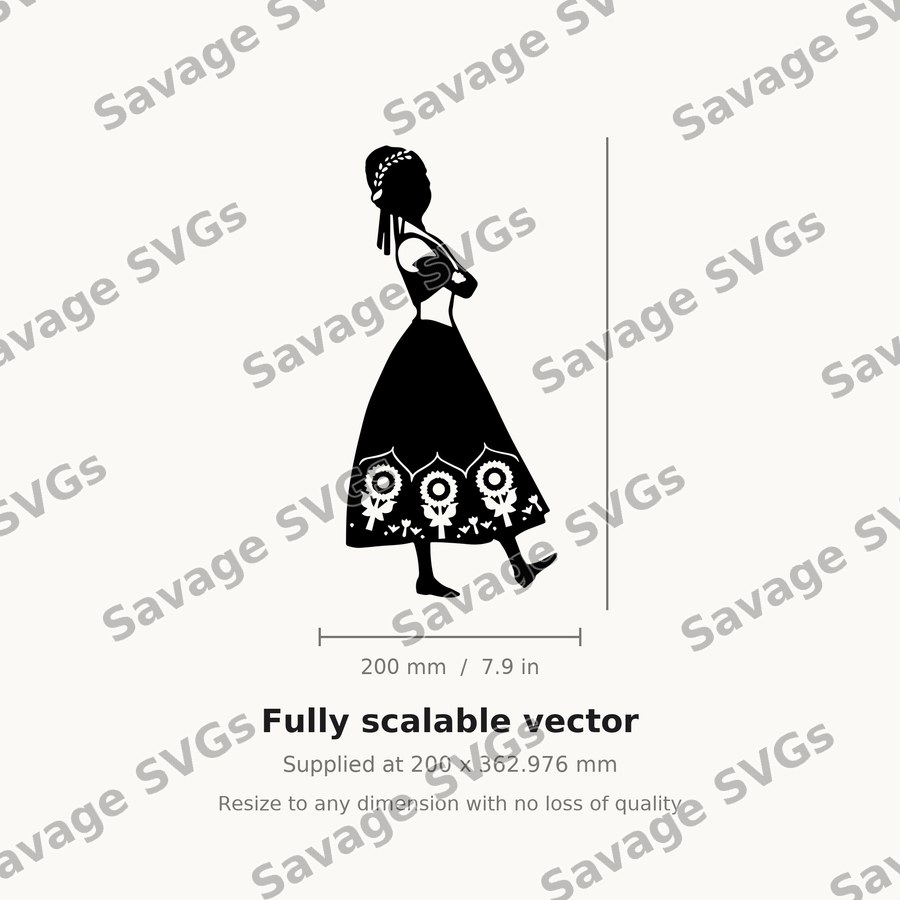 Folk Costume Woman