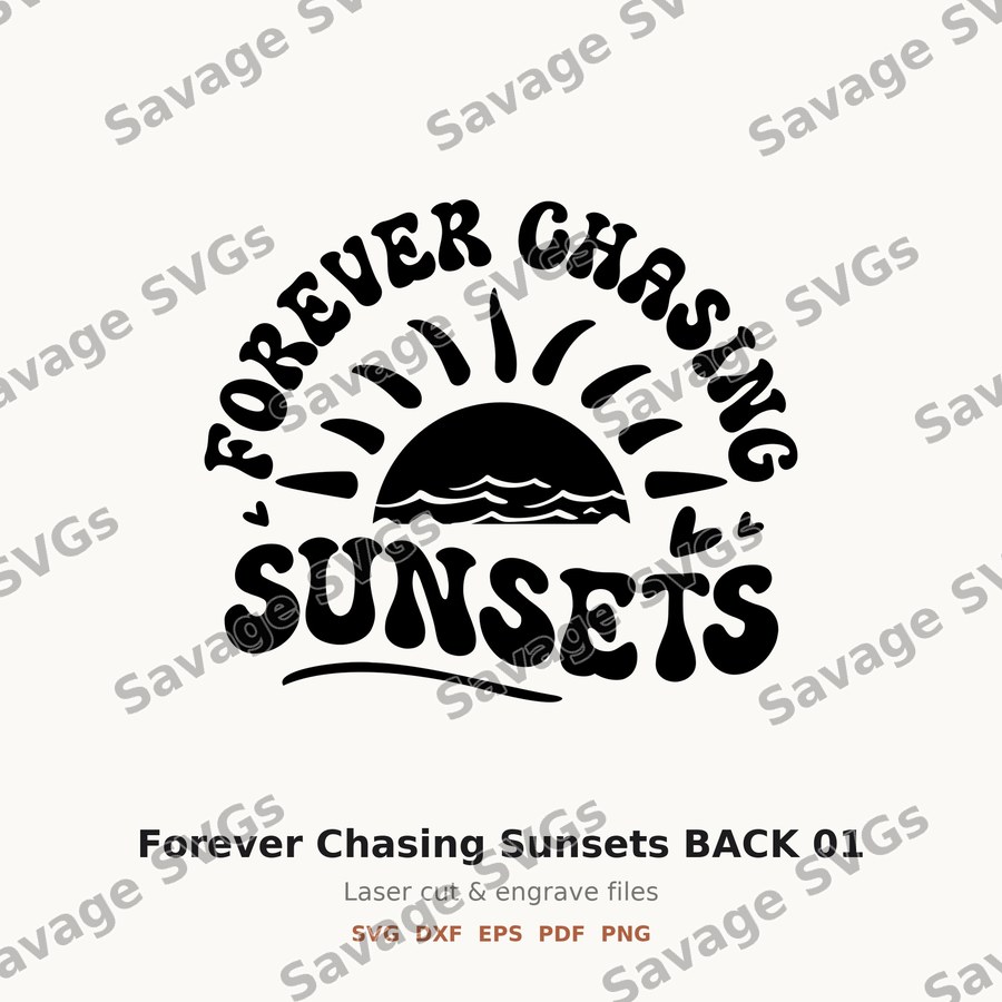 Forever Chasing Sunsets BACK 01