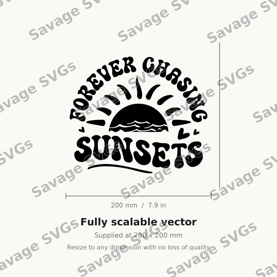 Forever Chasing Sunsets BACK 01
